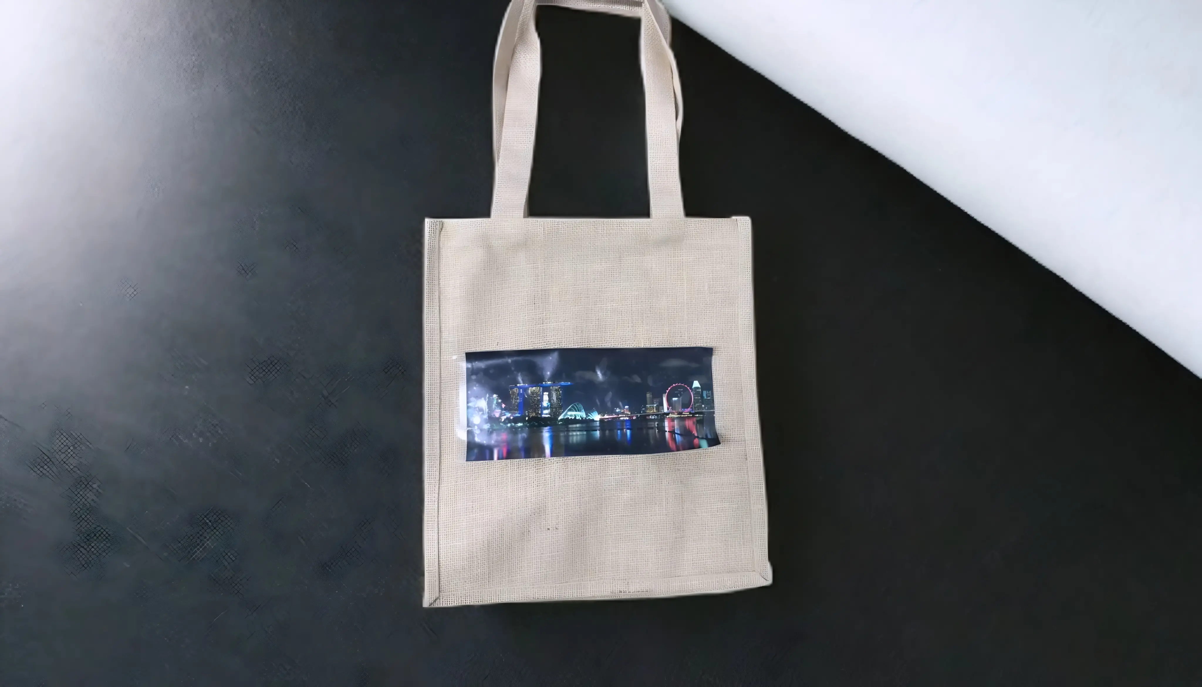 6 Bottle American Embassy Jute Bag