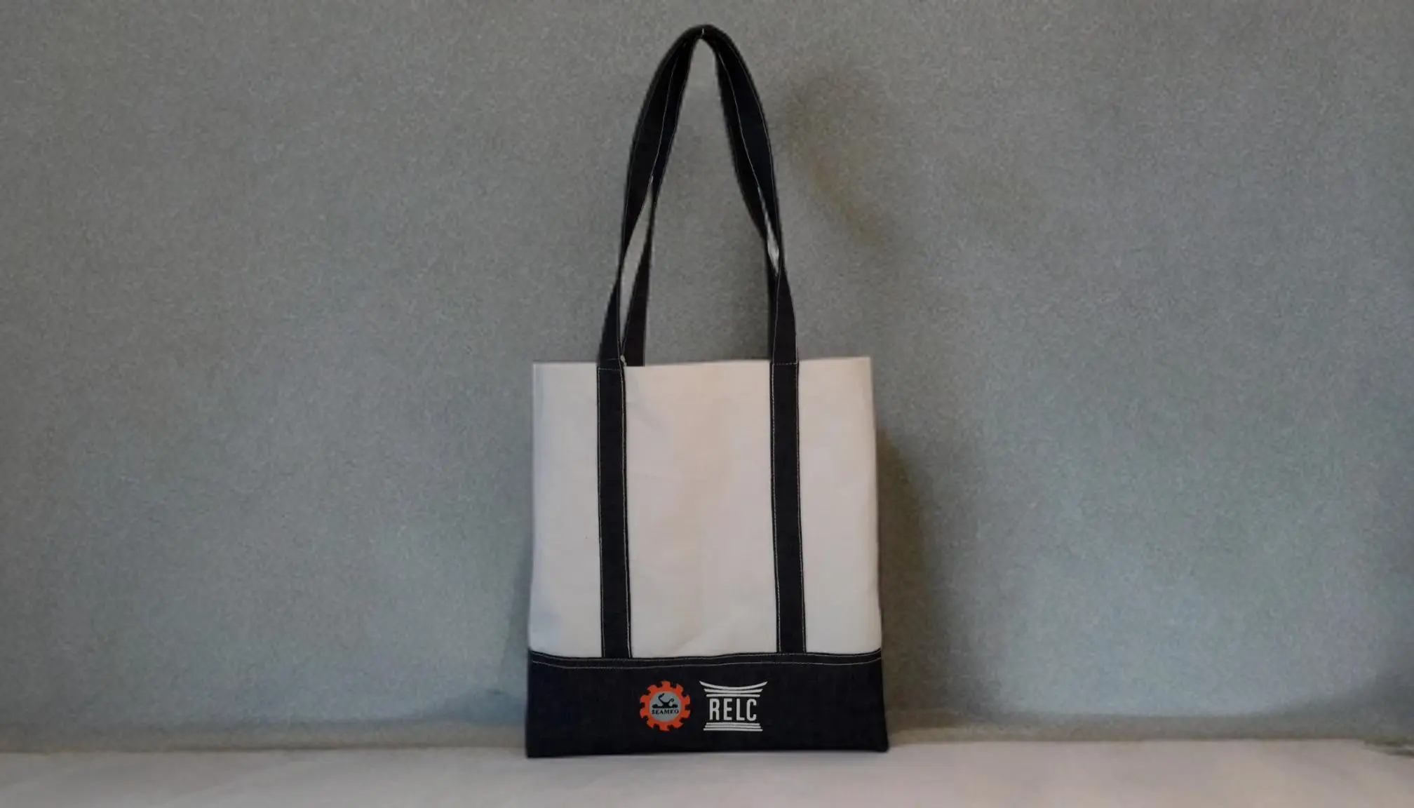 Denim Canvas Tote