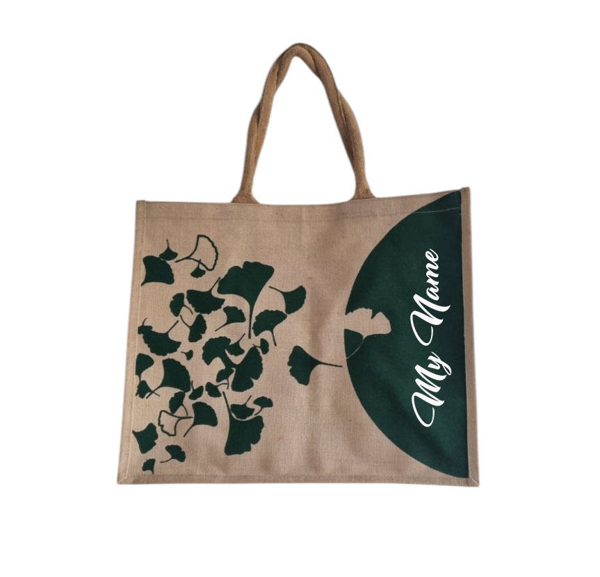 Juco Bag with bright print and large pocket