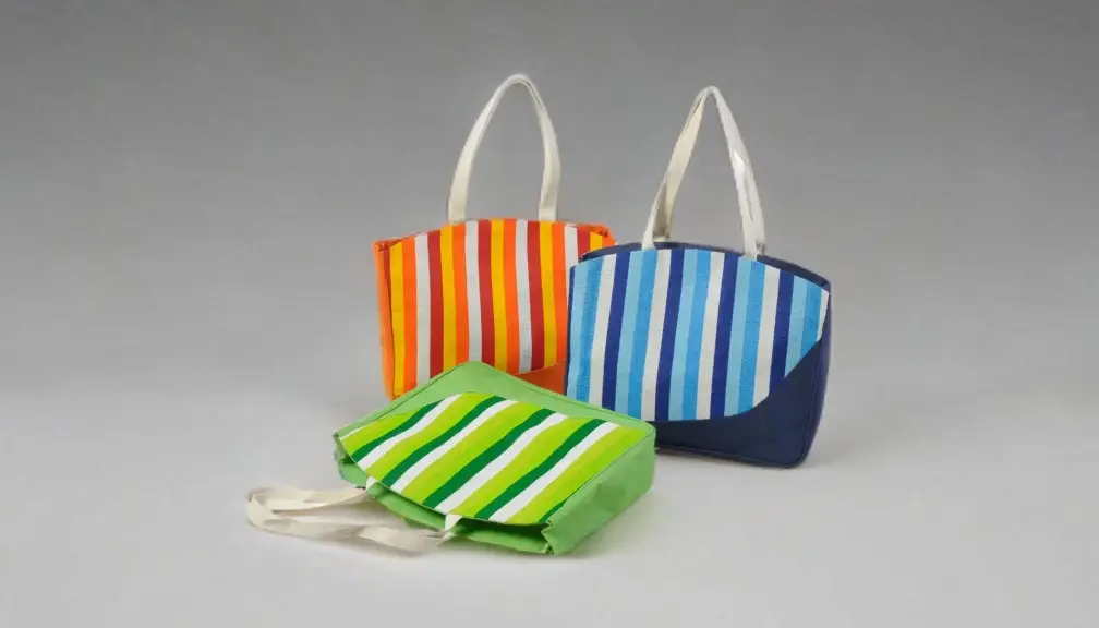 Striped Tote